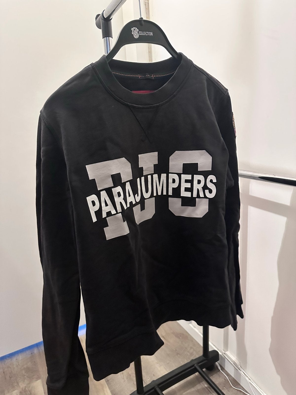 Parajumpers Trui - Zwart met logo, Ophalen, Zo goed als nieuw, Maat 46 (S) of kleiner, Zwart