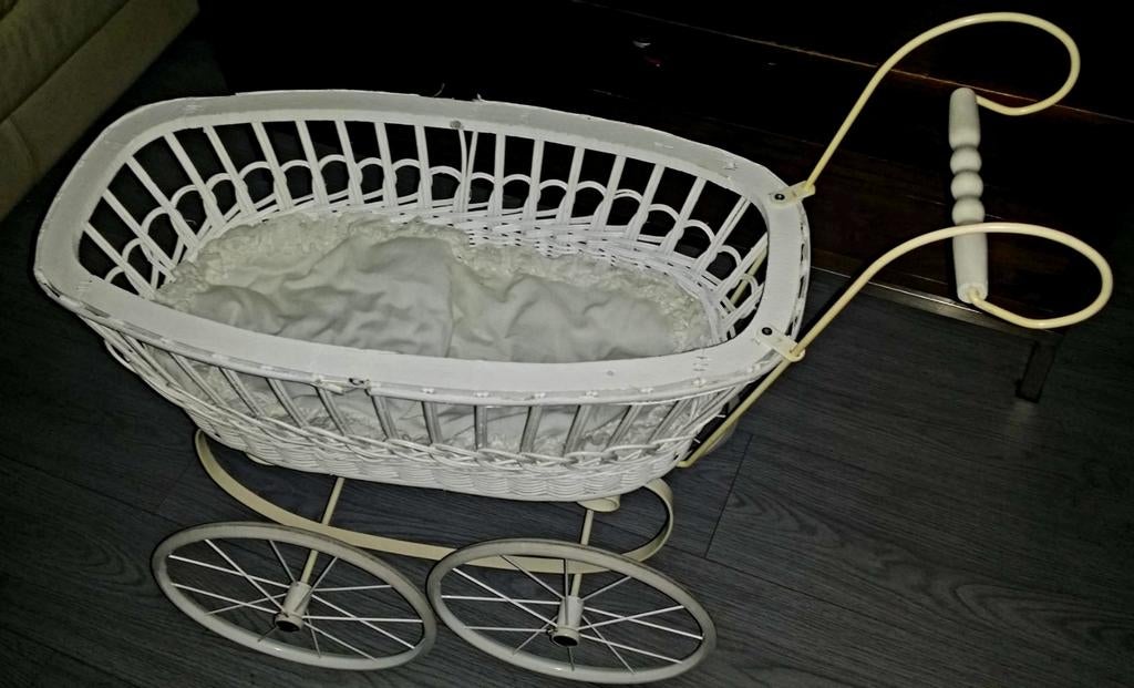 Poppenwagen, Ophalen, Zo goed als nieuw, Wieg