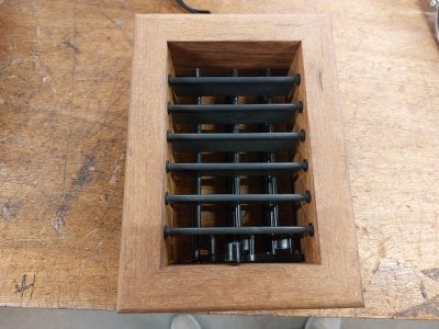 Teak inlaatrooster 152x102mm, Watersport en Boten, Niet ingevuld, Gebruikt, Niet ingevuld, Niet ingevuld
