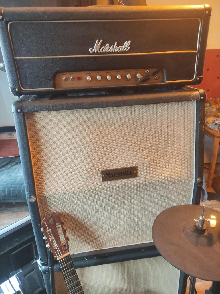 Marshall 1959 SLP 100 watt Super Lead Plexi reissue, Ophalen, Gebruikt, Minder dan 500 watt, Overige typen