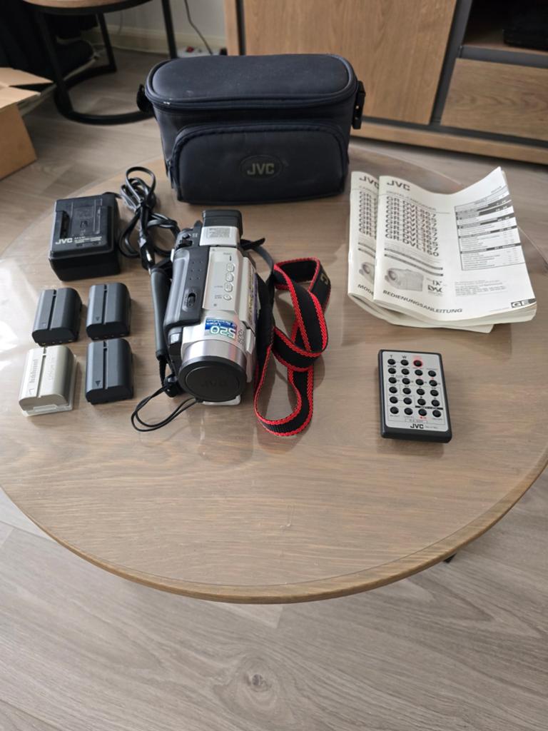 JVC GR-DVL160EG Video Camera, Ophalen of Verzenden, Mini dv, JVC, 20x of meer