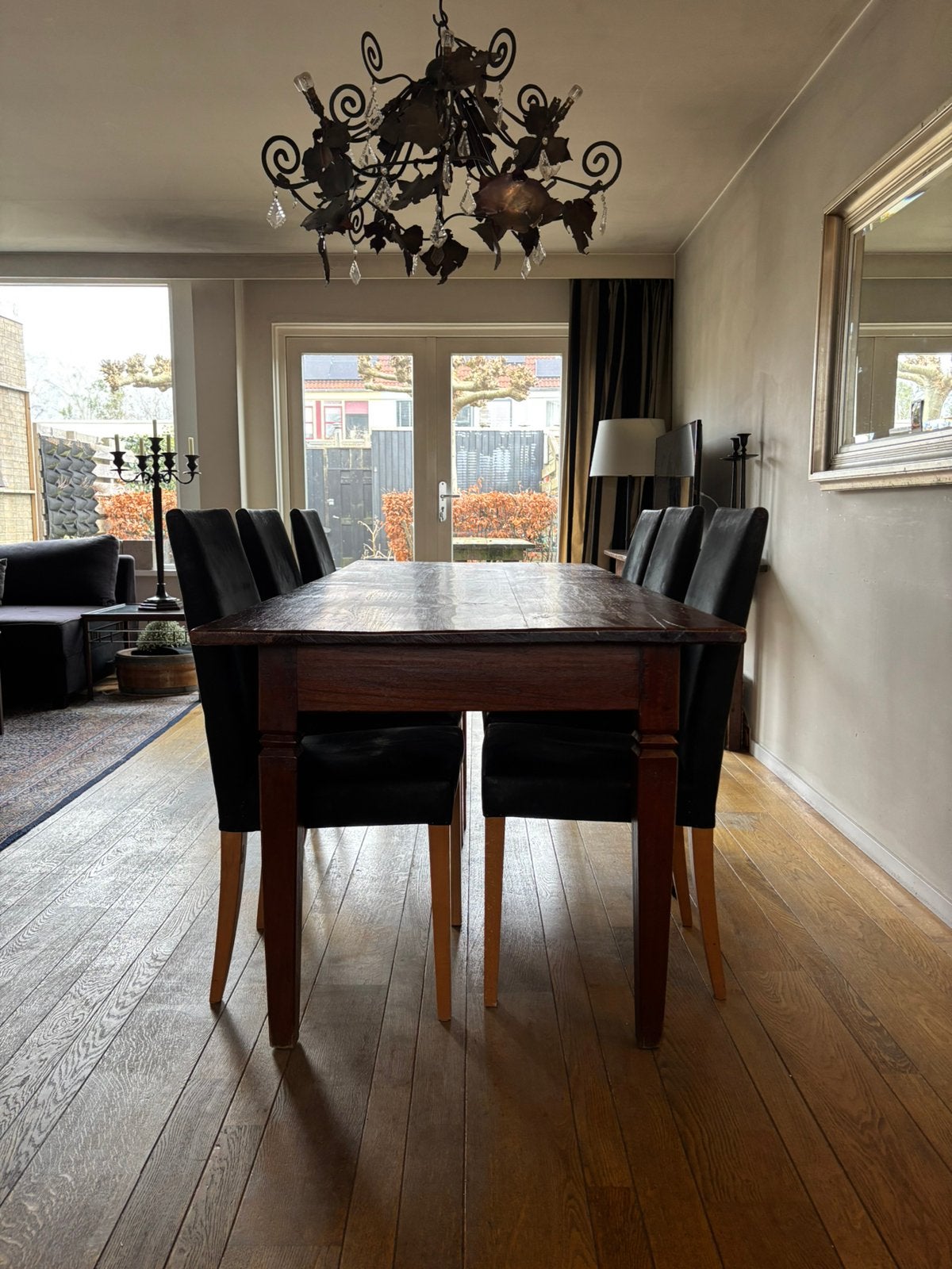 Top eettafel, Ophalen, Gebruikt, Stoer, 200 cm of meer