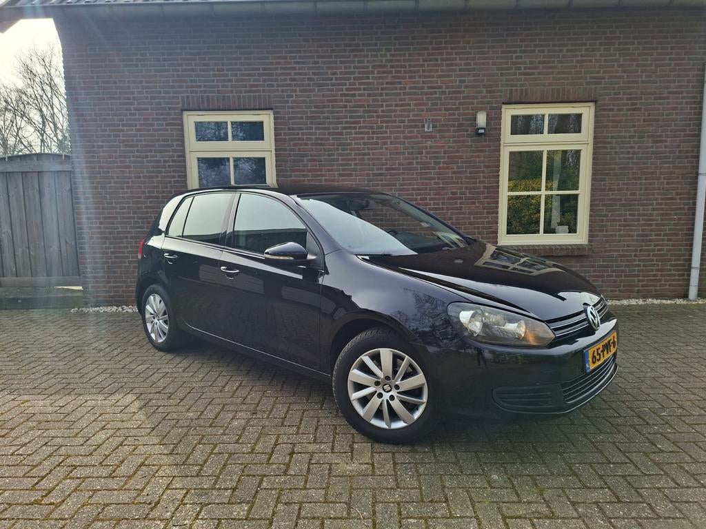 Volkswagen Golf 1.4 TSI 90KW 2010 Zwart, Auto's, Euro 5, Stof, Zwart, 4 cilinders