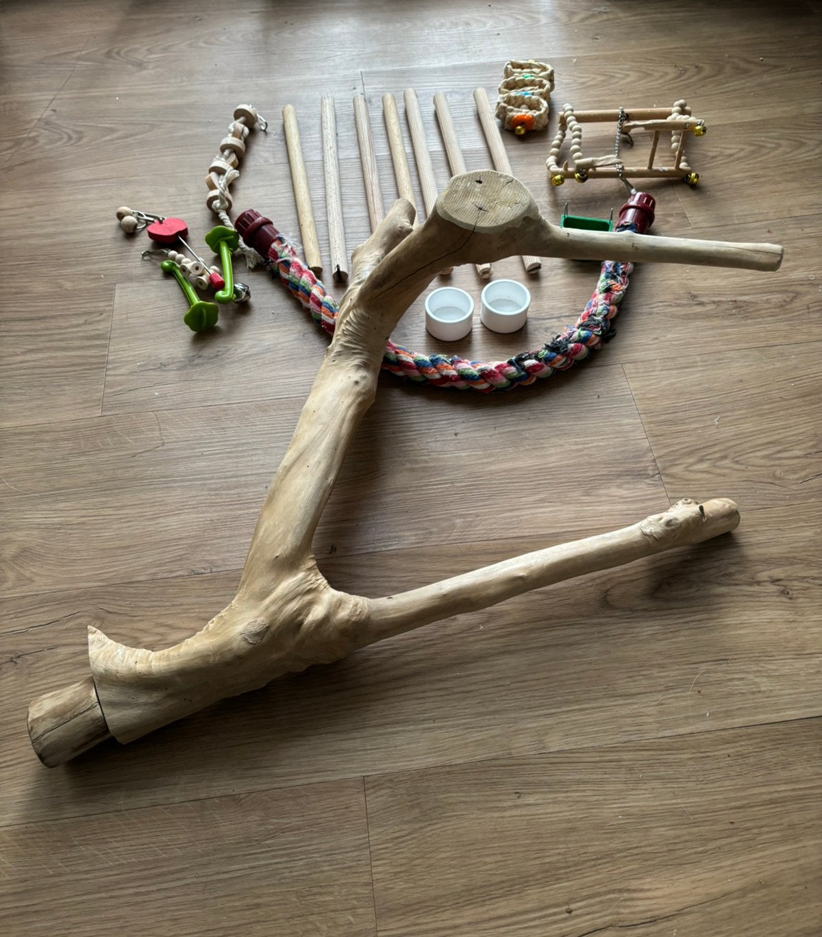Javaboom en vogelspeelgoed, Ophalen, Gebruikt, Kooi-accessoires
