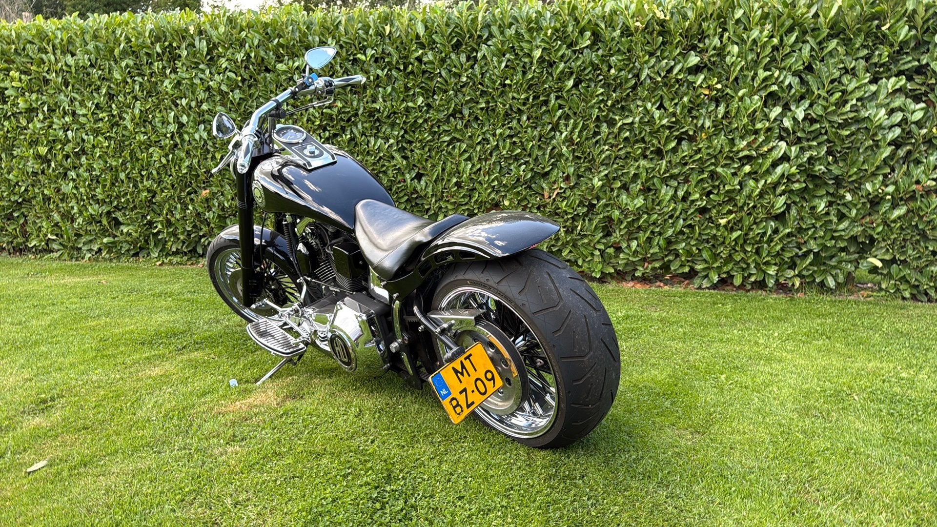 Harley-Davidson Fatboy custum - Uniek nieuwe fotos, 2 cilinders, Gebruikt, Particulier, Meer dan 35 kW