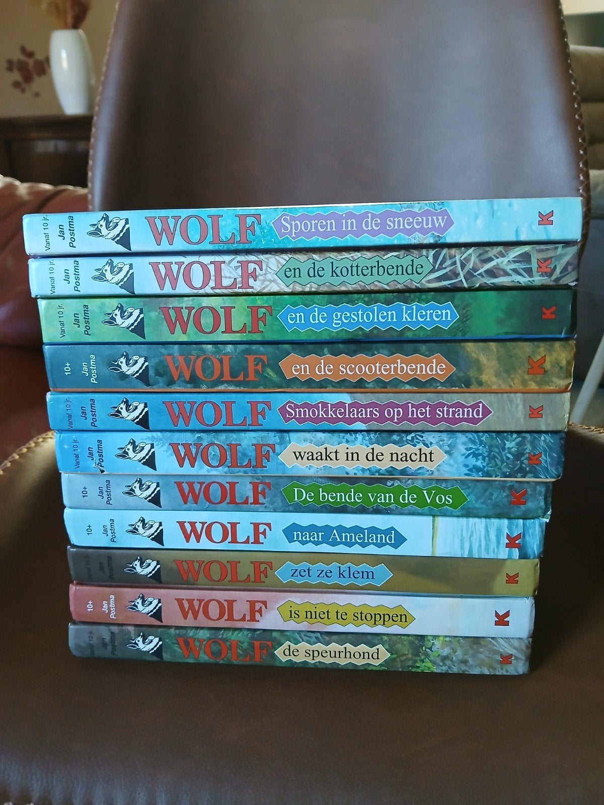 11 boeken van Jan Postma - Wolf - Hardcover, Ophalen of Verzenden, Zo goed als nieuw, Jan Postma