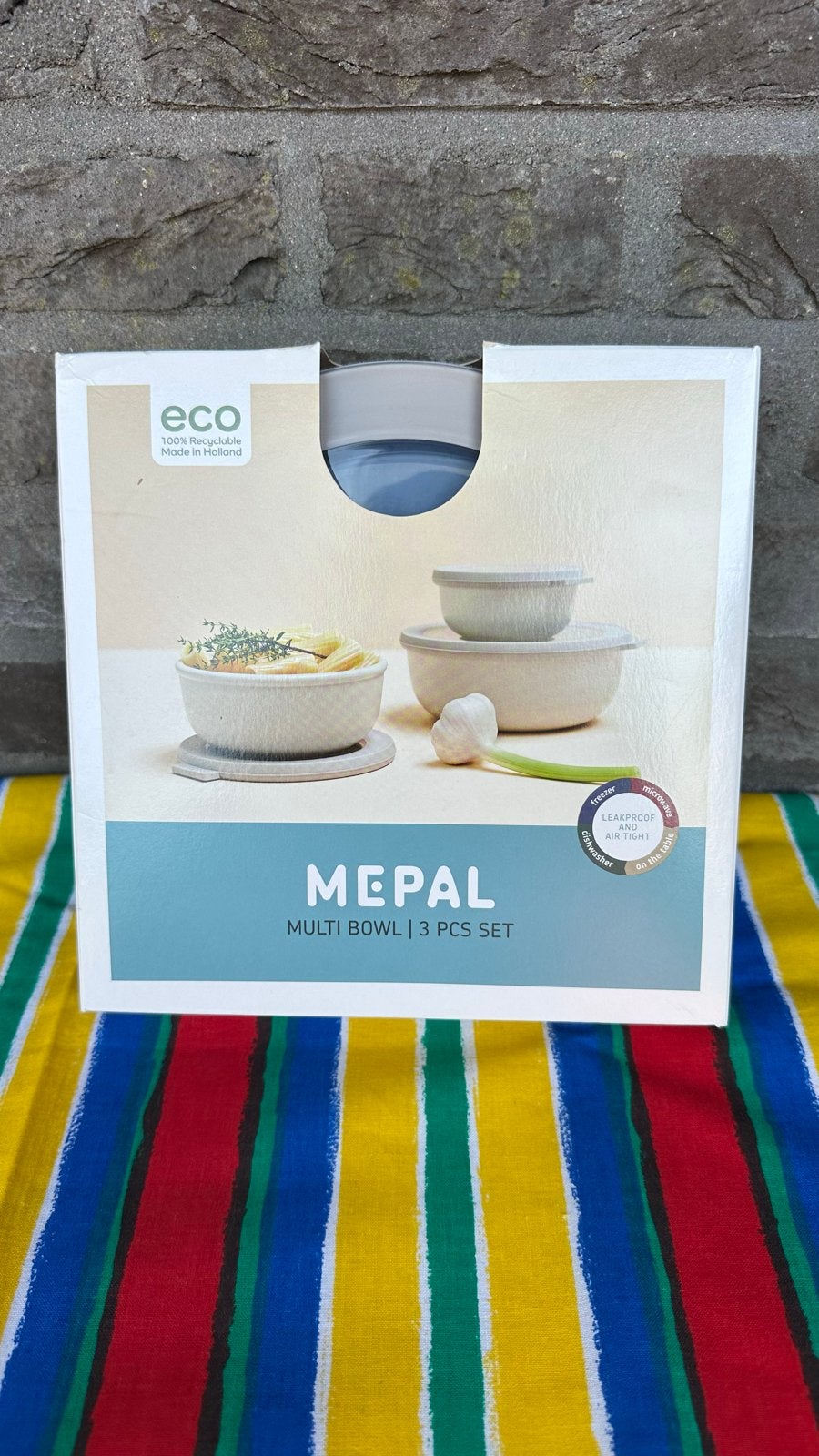 Mepal Multi Bowl 3-delige set - Eco Recycled, Verzenden, Kunststof, Nieuw, Voorraadpot