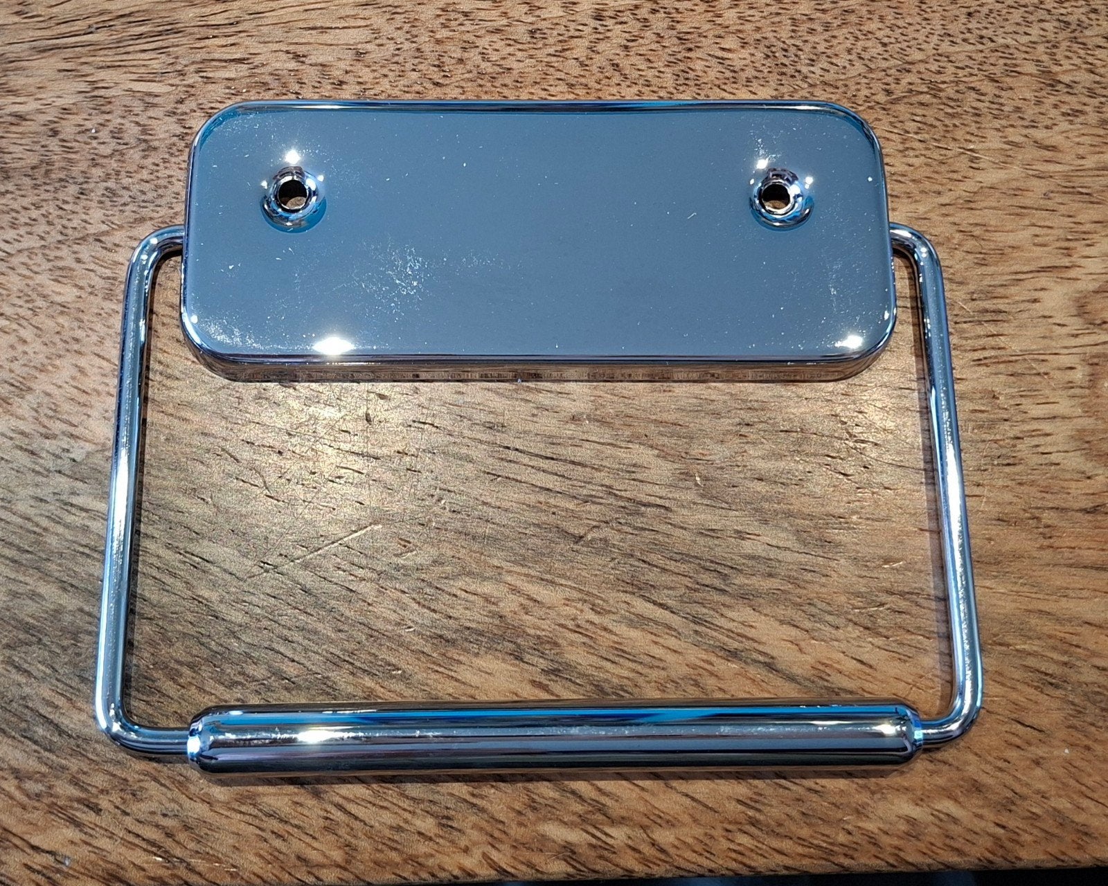 Chromen toiletrolhouder. Nieuw., Ophalen of Verzenden, Zo goed als nieuw, Zilver, Handdoekenrek