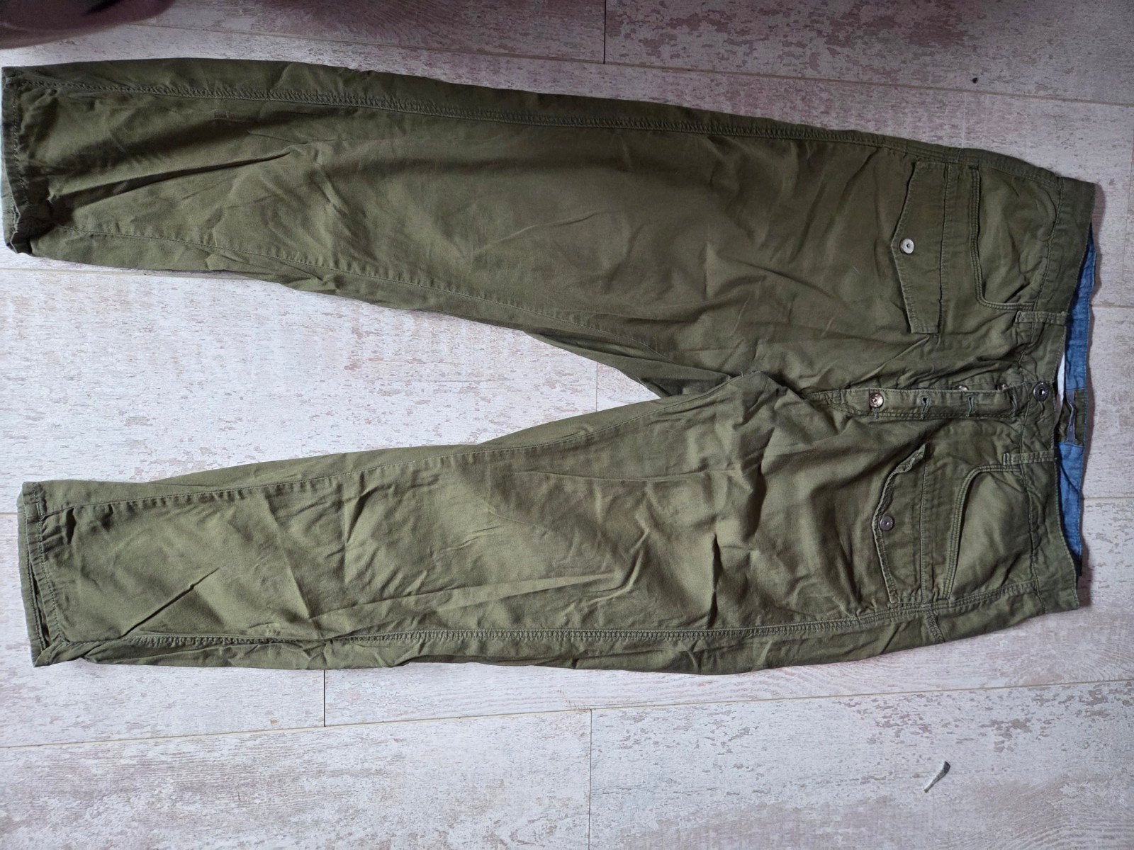 G-Star Raw Baggy Broek - Kaki/Legergroen - Maat 28/32, Kleding | Dames, Ophalen of Verzenden