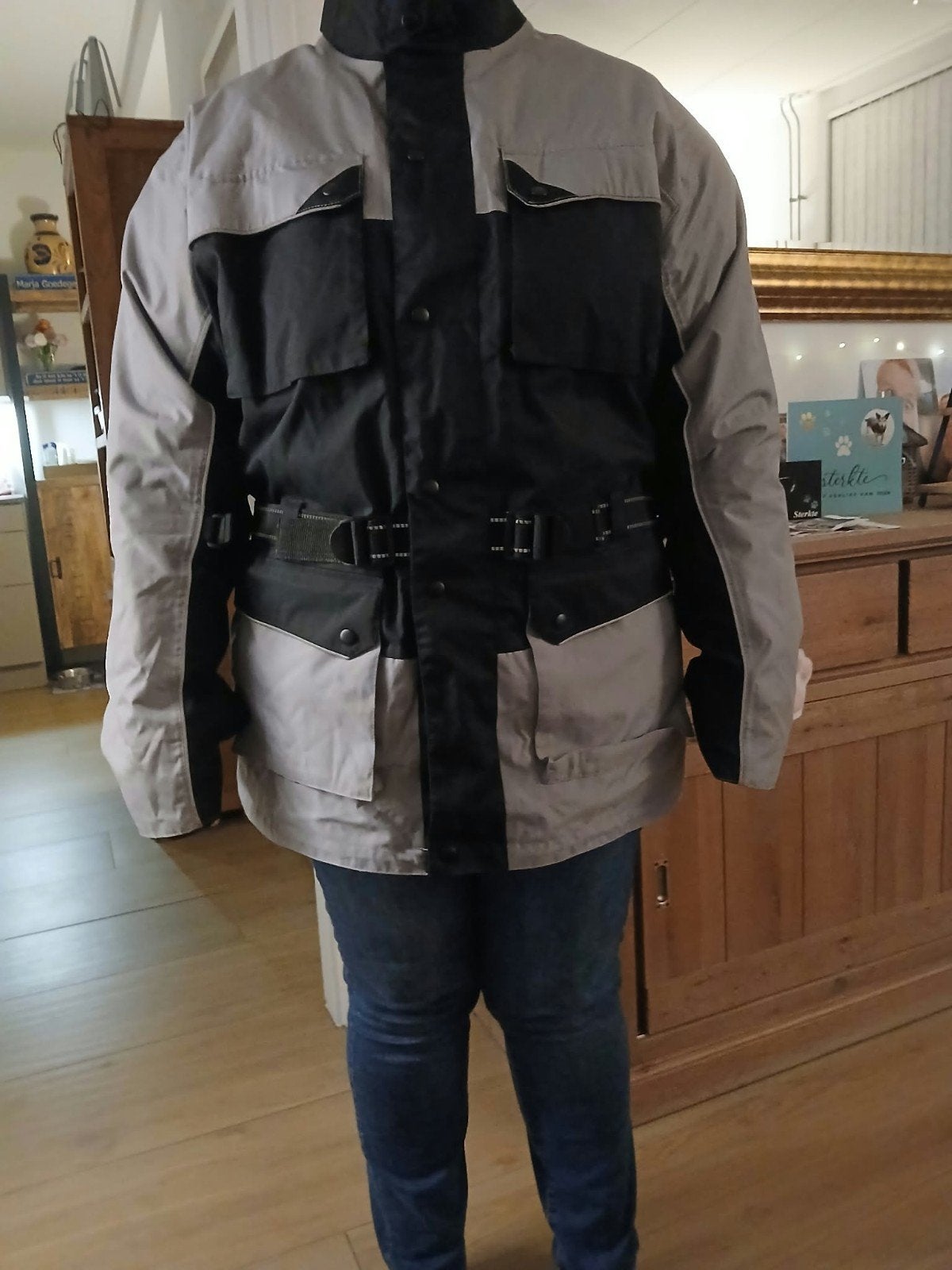 motorjas met val bescherming 2 xl valt ruim., Jas | textiel, Dames, Ophalen of Verzenden, Nieuw zonder kaartje
