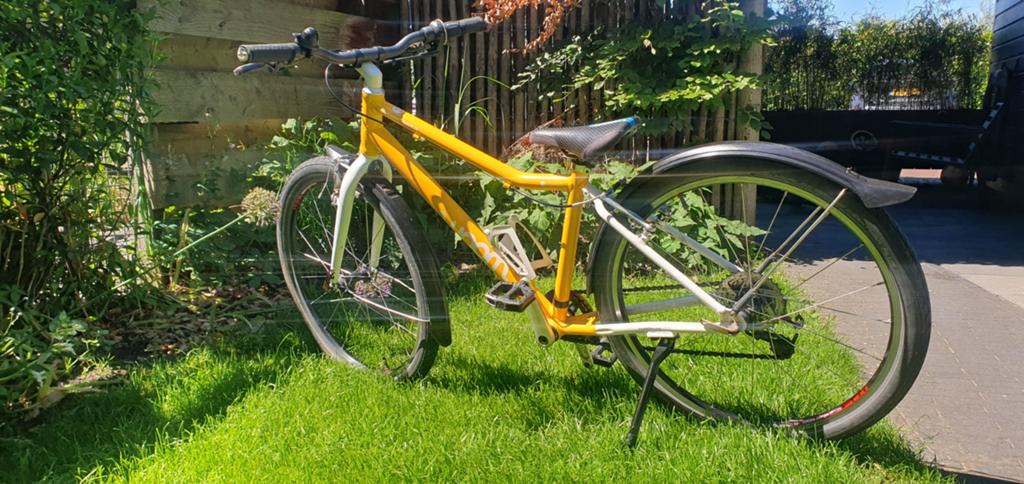 Woom 5 Kinderfiets - Geel 24 Inch, Ophalen, Gebruikt, 20 inch of meer