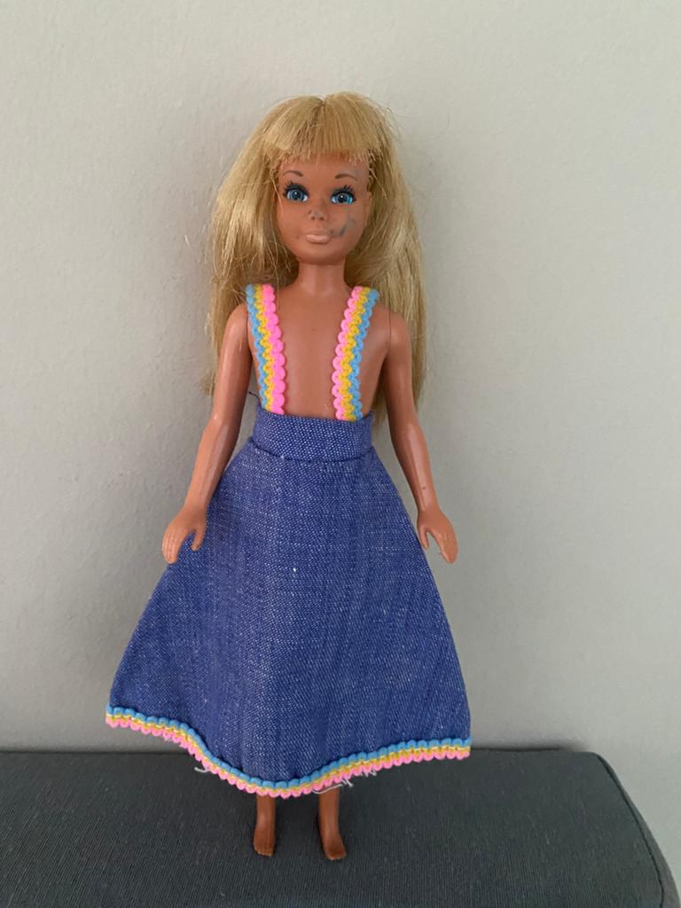 Vintage Barbie Skipper Malibu 70 s Mattel Korea, Ophalen of Verzenden, Gebruikt