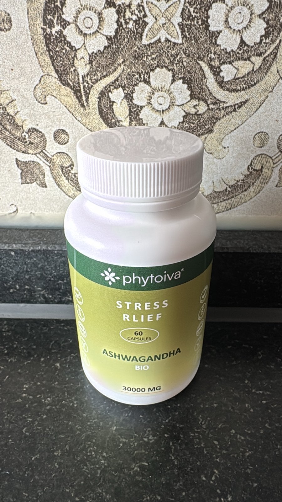Phytoiva Stress Relief Ashwagandha Bio 60 capsules, Ophalen of Verzenden, Nieuw, Overige typen