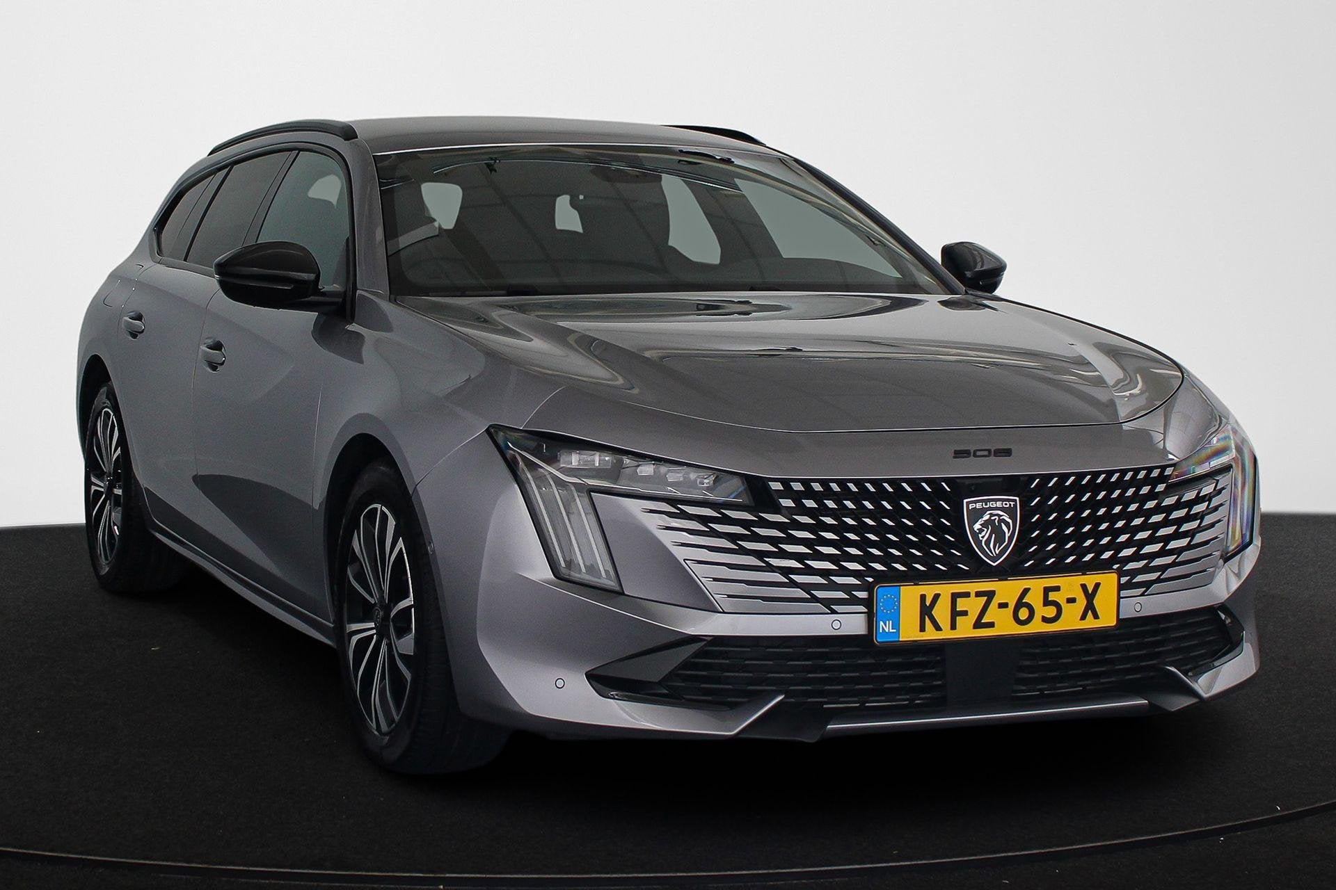 Peugeot 508 SW 1.6 HYbrid 225 Allure Stoelverwaring Elektris, Gebruikt, 4 cilinders, Leder en Stof, Plug-in hybride