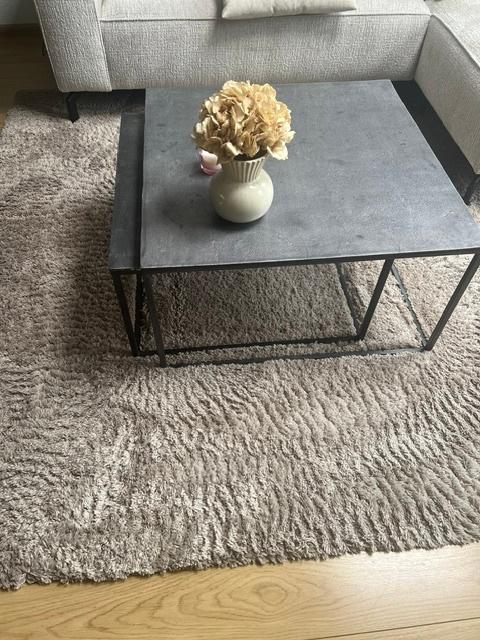 Salontafel Industrieel, Huis en Inrichting, Tafels | Salontafels, Ophalen, 50 tot 100 cm, Vierkant, 50 tot 100 cm