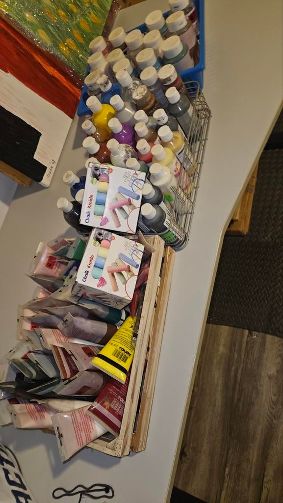 Party acrylverf in diverse kleuren - Grote collectie, Hobby en Vrije tijd, Schilderen, Ophalen of Verzenden, Gebruikt, Acrylverf