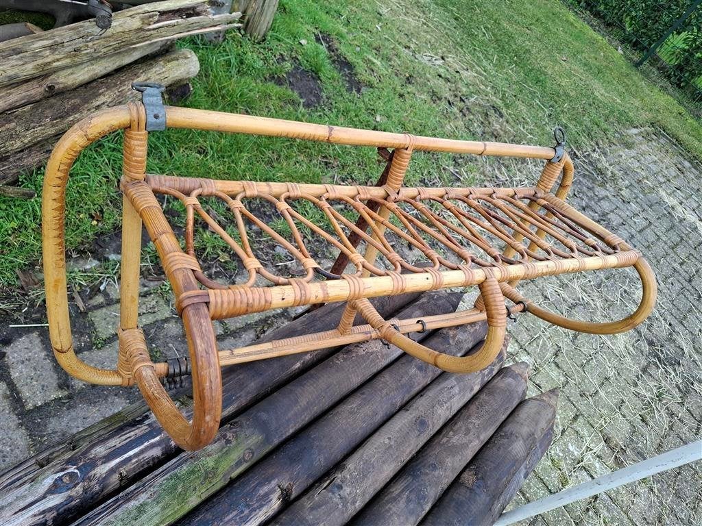 Wandkapstok '60s ( rotan ) Retro/Vintage/Design, Wandkapstok, Gebruikt, Ophalen of Verzenden, Minder dan 100 cm