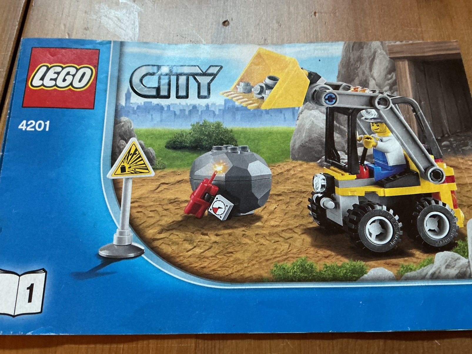 LEGO MIJNWERKERS 4201 lader en dumper, Kinderen en Baby's, Speelgoed | Duplo en Lego, Lego, Ophalen of Verzenden, Compleet, Complete set