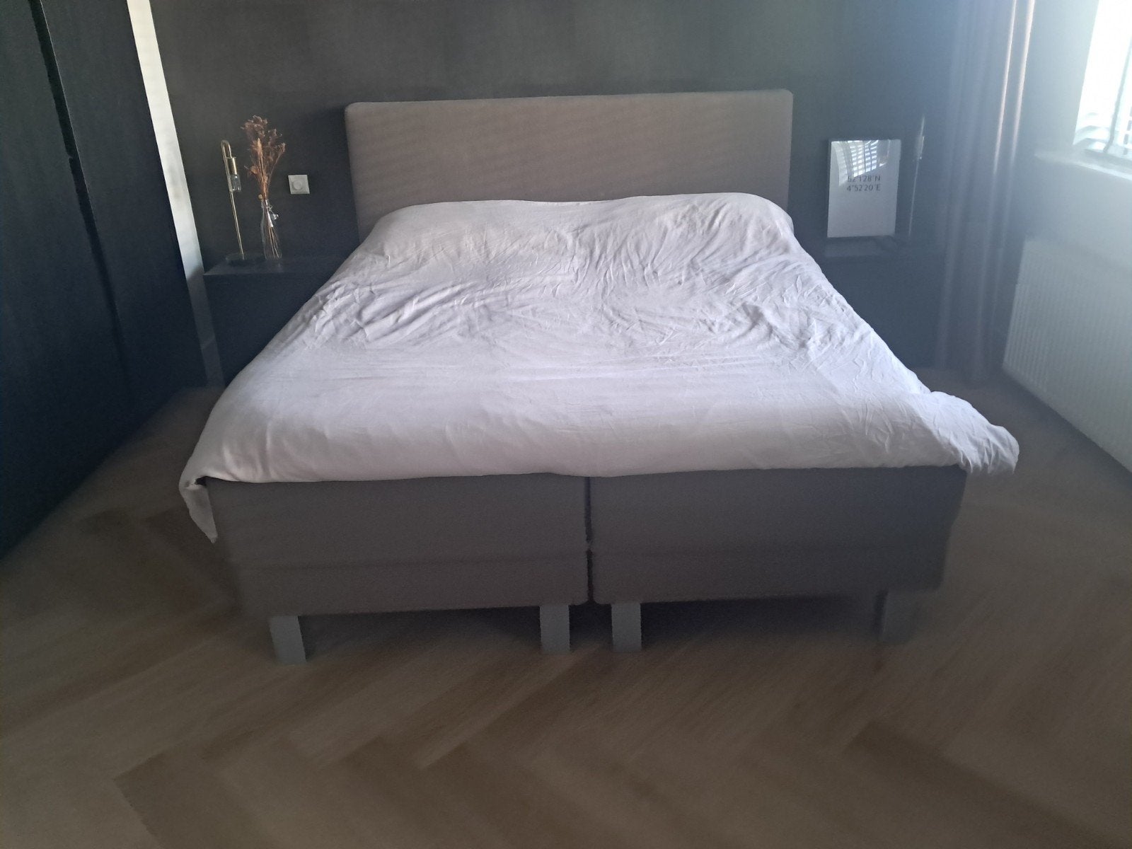 Boxspring Swiss Sence 160x200cm, Ophalen, Gebruikt, Tweepersoons, 160 cm