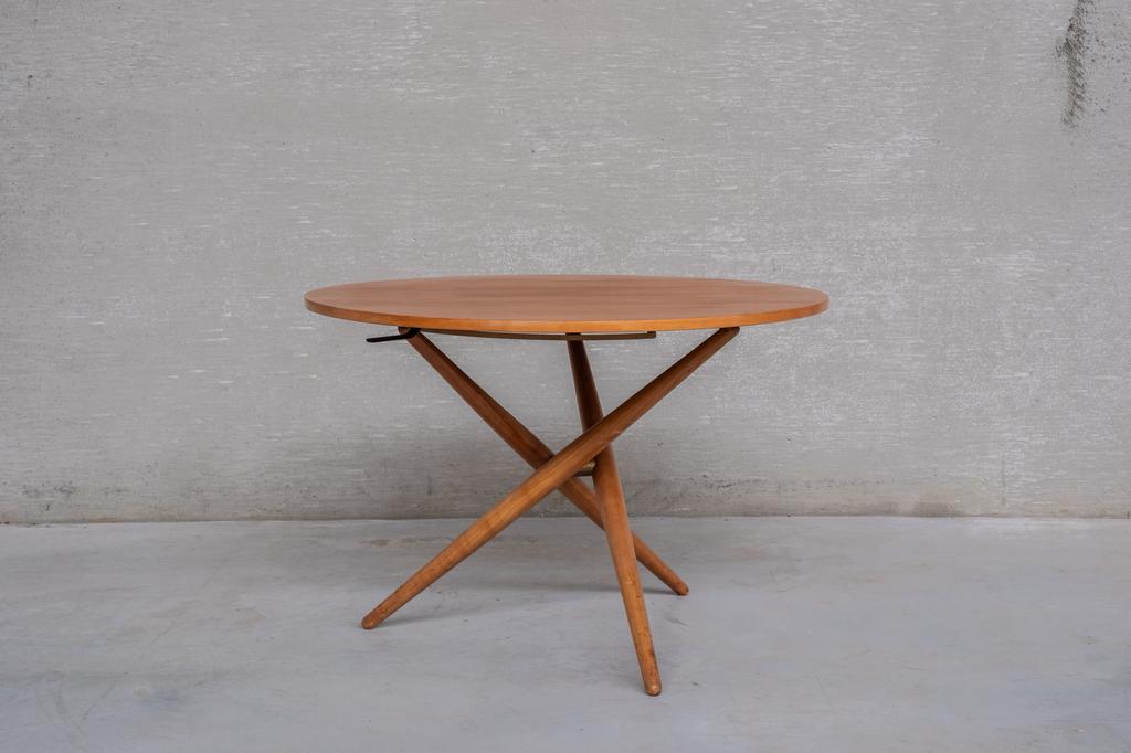 Rare movex adjustable table by swiss designer Jurg Bally, Ophalen of Verzenden