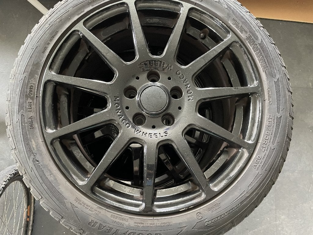 Velgen met zo goed als nieuwe winterbanden Ford Mondeo, Ophalen, Zo goed als nieuw
