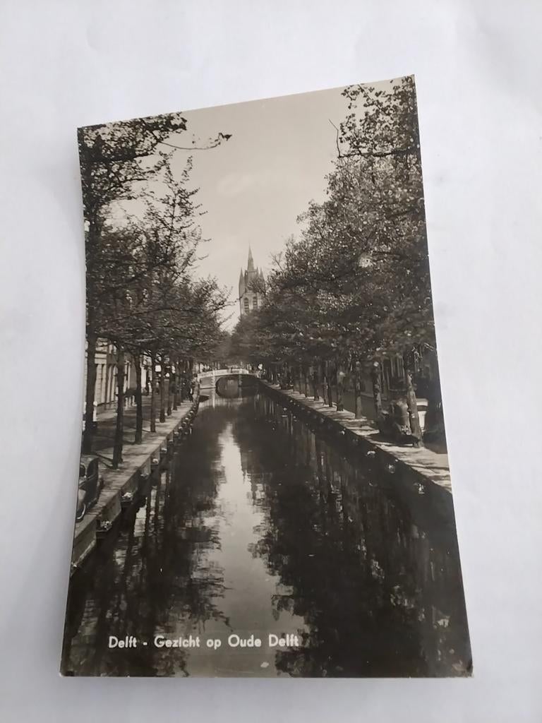 DELFT. 1956. GEZICHT OP OUDE DELFT, Ophalen of Verzenden, 1940 tot 1960, Zuid-Holland