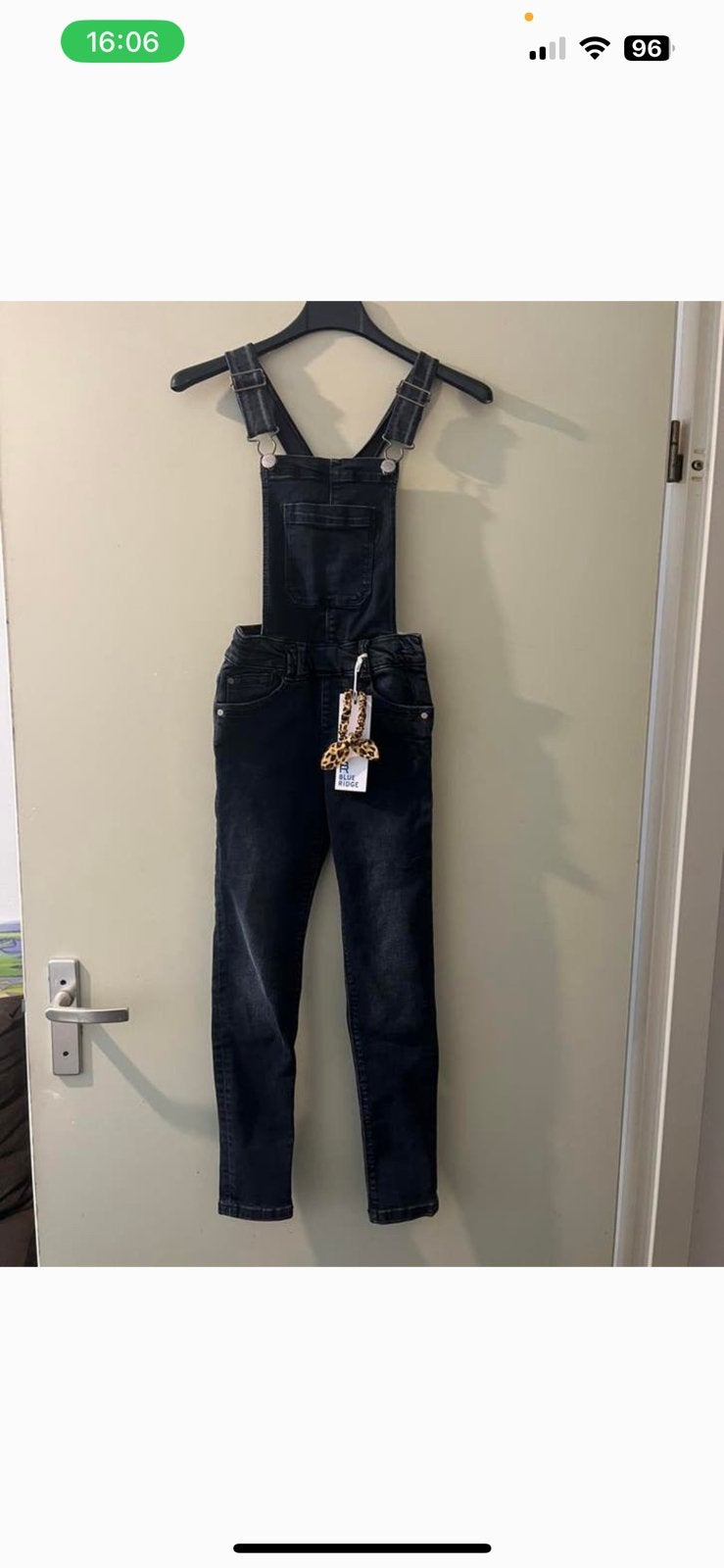 Jeans tuinpak 134, Ophalen of Verzenden, Nieuw, Meisje, Broek