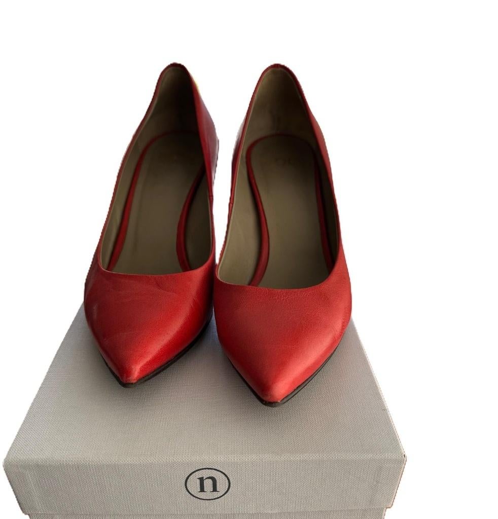 Rode Pumps Noë maat 38,5, Ophalen of Verzenden, Noe, Gedragen, Rood