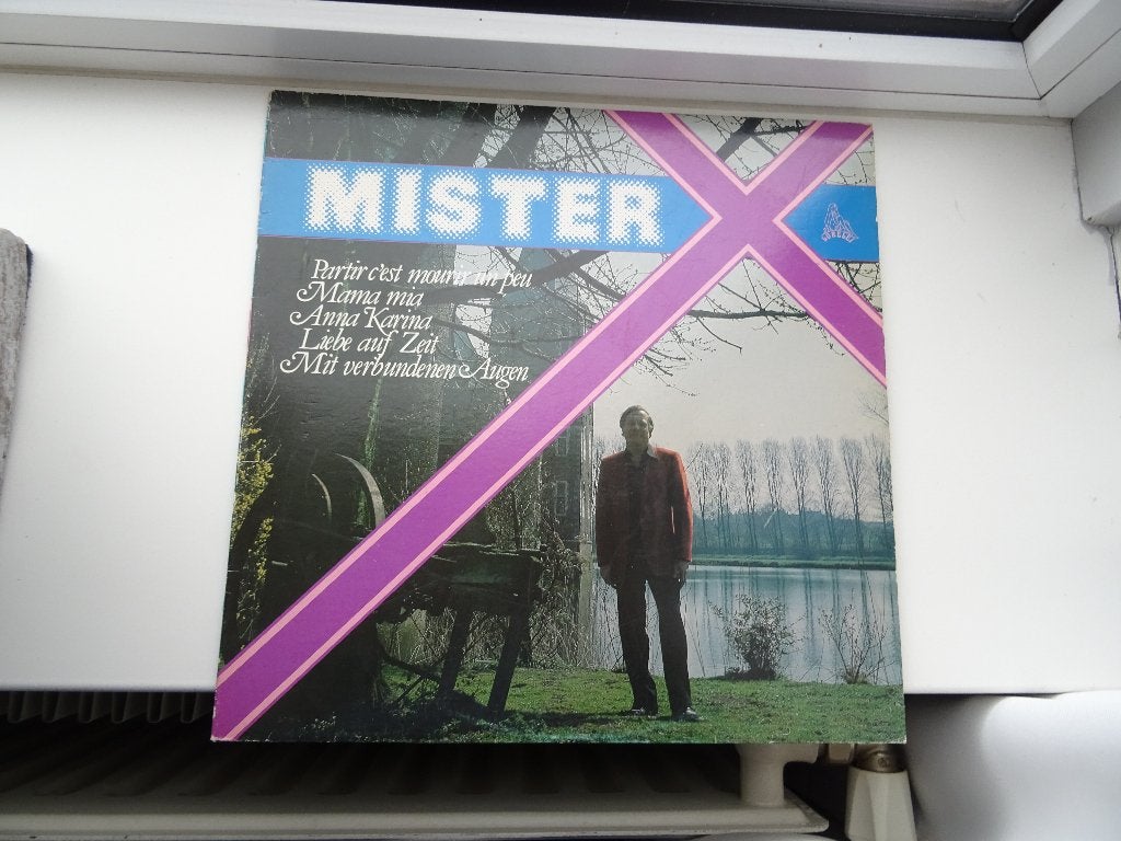 LP MISTER X, Ophalen of Verzenden, Zo goed als nieuw, Levenslied of Smartlap, 12 inch