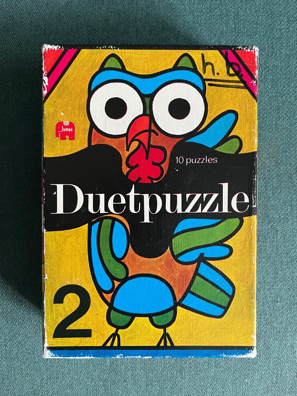 Vintage Jumbo Duetpuzzel 2 - 10 puzzels, Ophalen of Verzenden, 10 tot 50 stukjes, Gebruikt, 2 tot 4 jaar