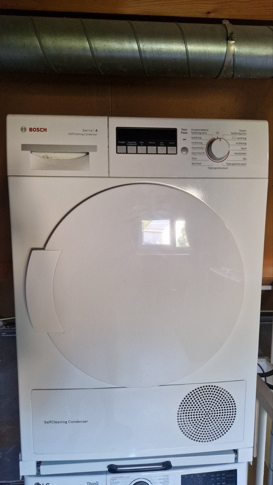 GRATIS Bosch Serie 4 Wasdroger met SelfCleaning Condenser, Witgoed en Apparatuur, Ophalen, 6 tot 8 kg, Gebruikt, Minder dan 85 cm
