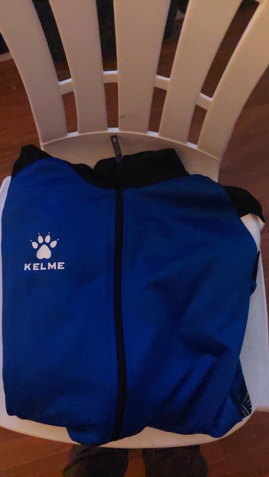 Kelme trainingsjack maat S - Goede staat, Kelme, Blauw, Ophalen of Verzenden, Gedragen