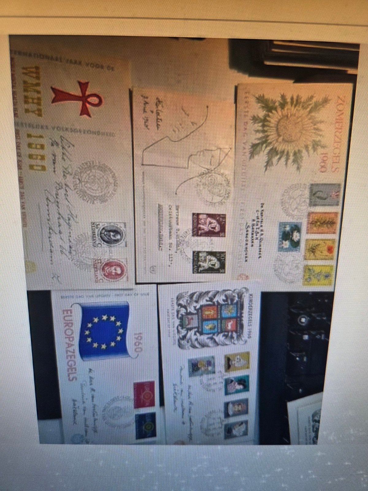 @@ E42, E43, E44, E45 en E46 beschreven 1960 @@, Postzegels en Munten, Ophalen of Verzenden, Beschreven, Nederland