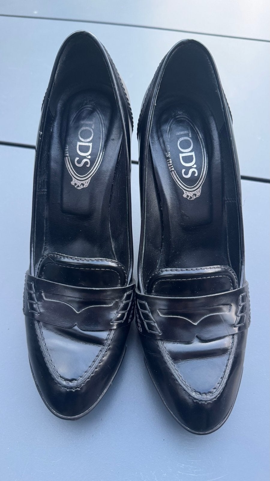 TOD'S Zwarte Pumps Maat 38 - Zo Goed als Nieuw, Pumps, Zwart, Ophalen of Verzenden, Zo goed als nieuw