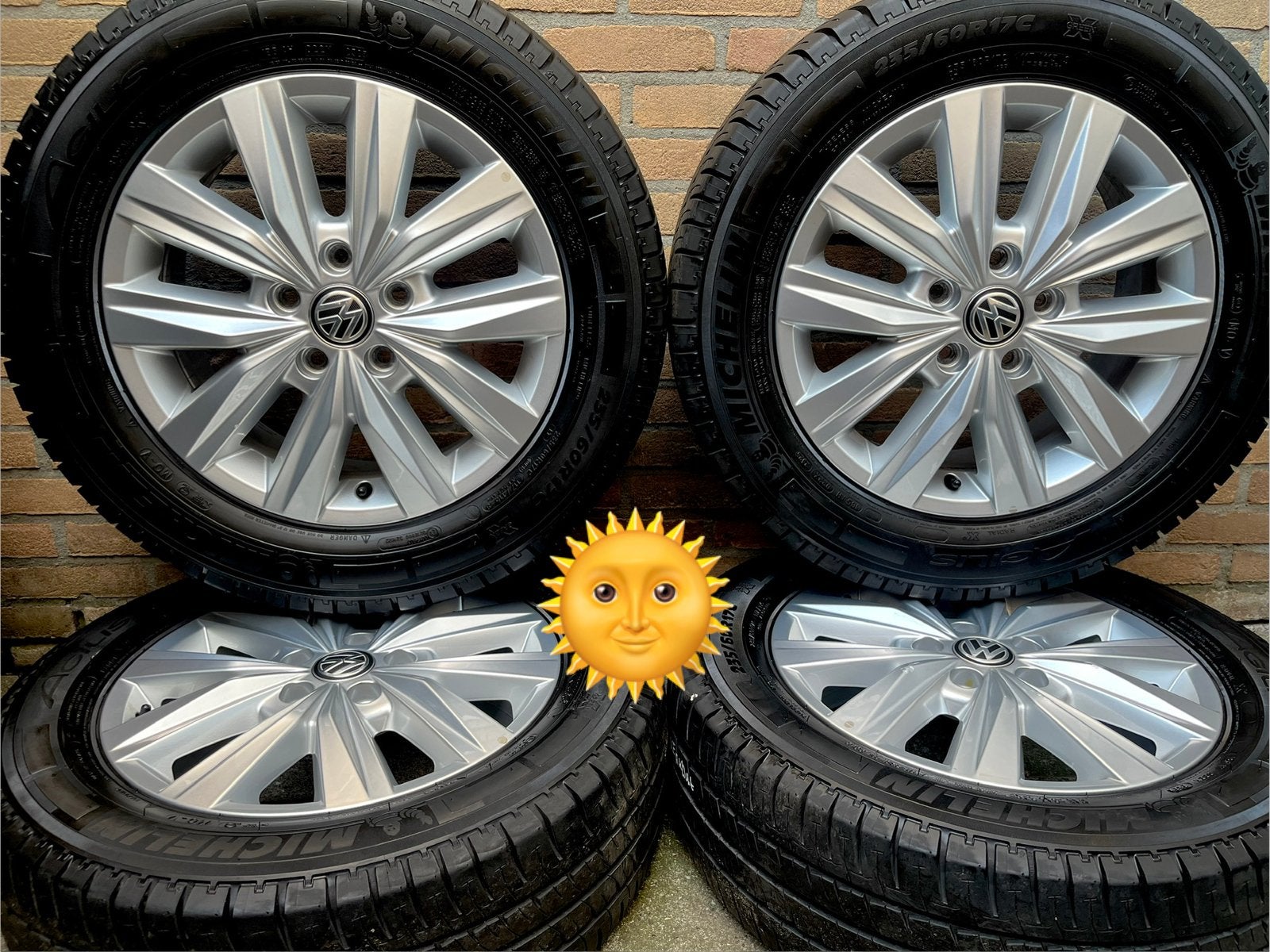 4x9mm 17” orig Vw Crafter MAN TGE Michelin zomerset, Banden en Velgen, 17 inch, Ophalen of Verzenden, 235 mm