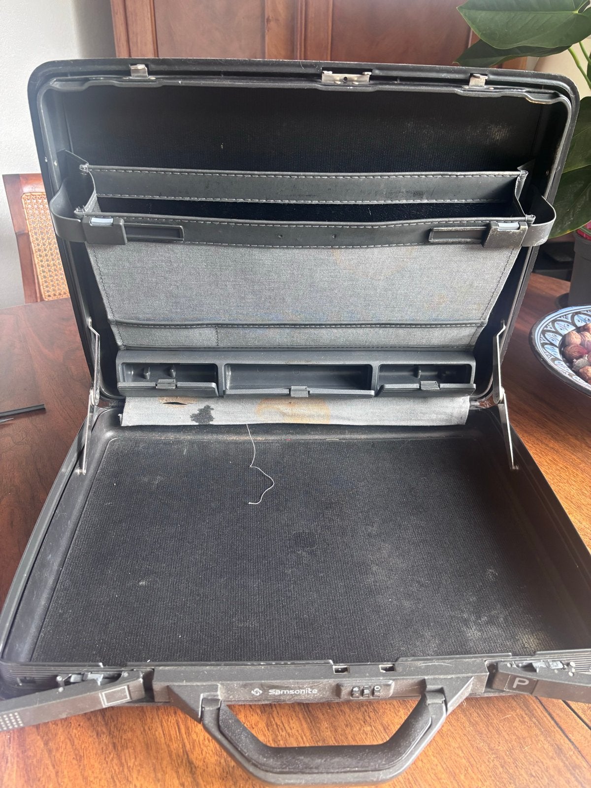 Samsonite Aktetas - Zwart, Gebruikt, Ophalen, 40 tot 60 cm, Gebruikt, Zwart