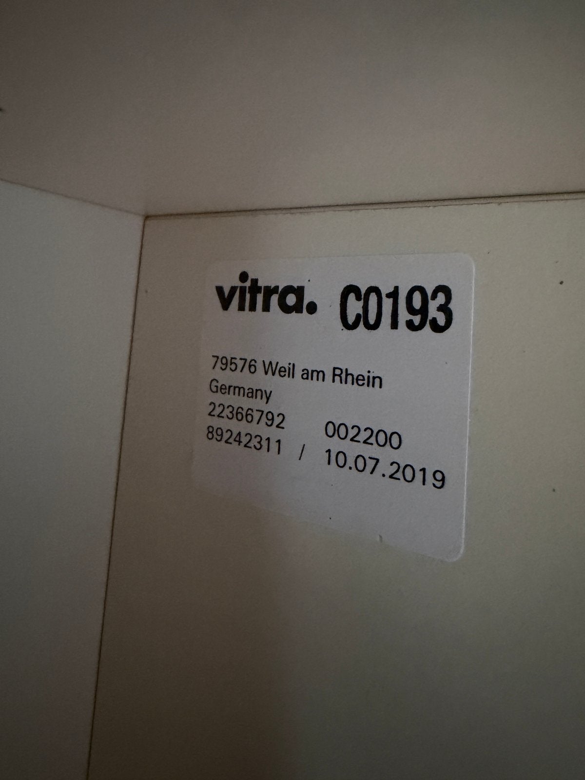 Vitra Storage dossierkast, Overige houtsoorten, Gebruikt, 100 tot 150 cm, Design
