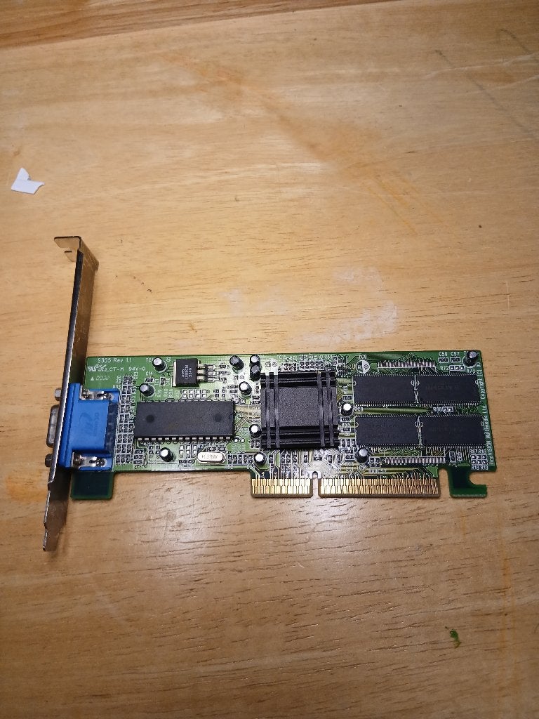 AGP VGA kaart 32mb, Ophalen of Verzenden