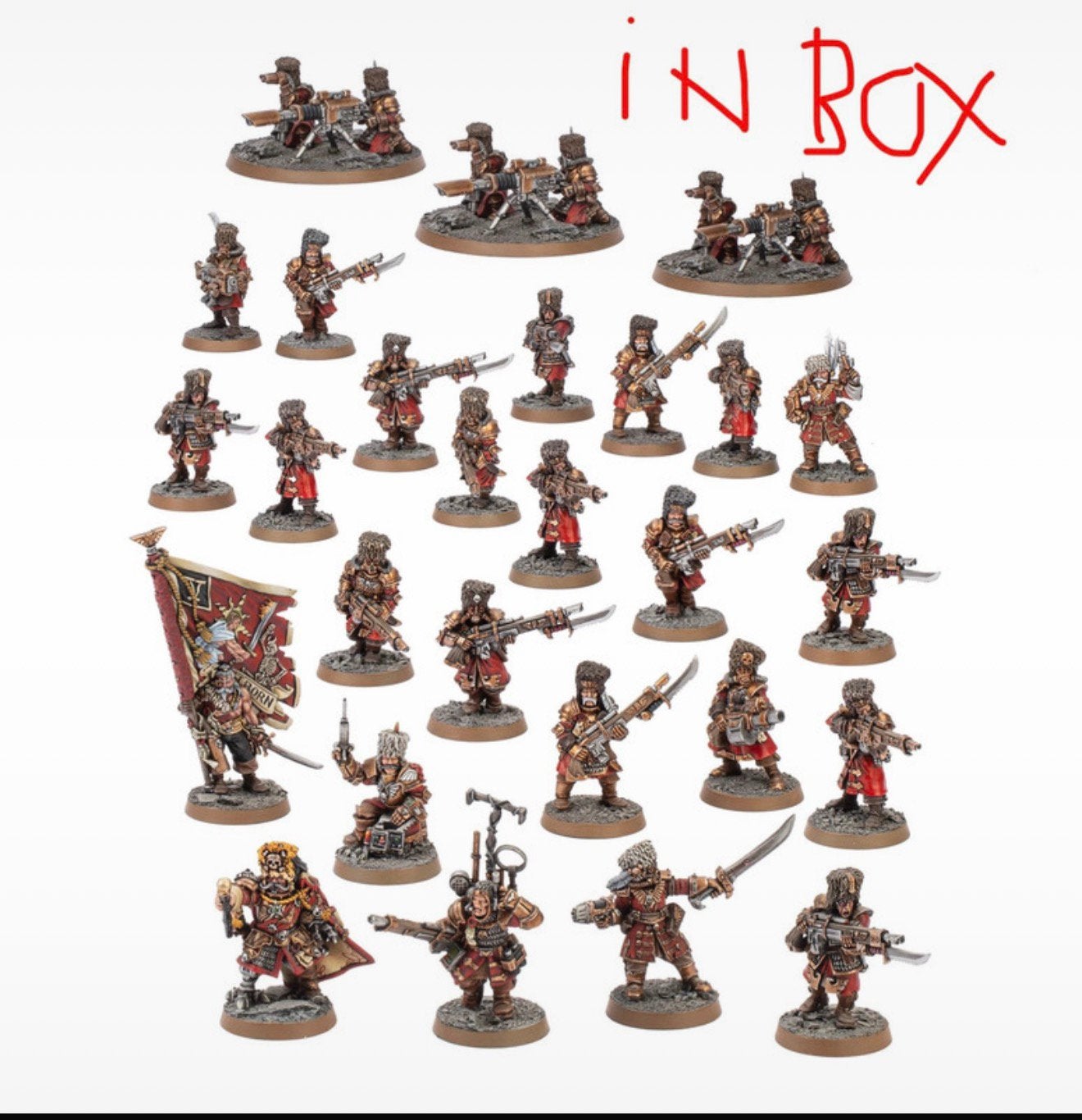Warhammer 40k vostroyan platoon, Ophalen of Verzenden, Nieuw, Warhammer 40000, Figuurtje(s)