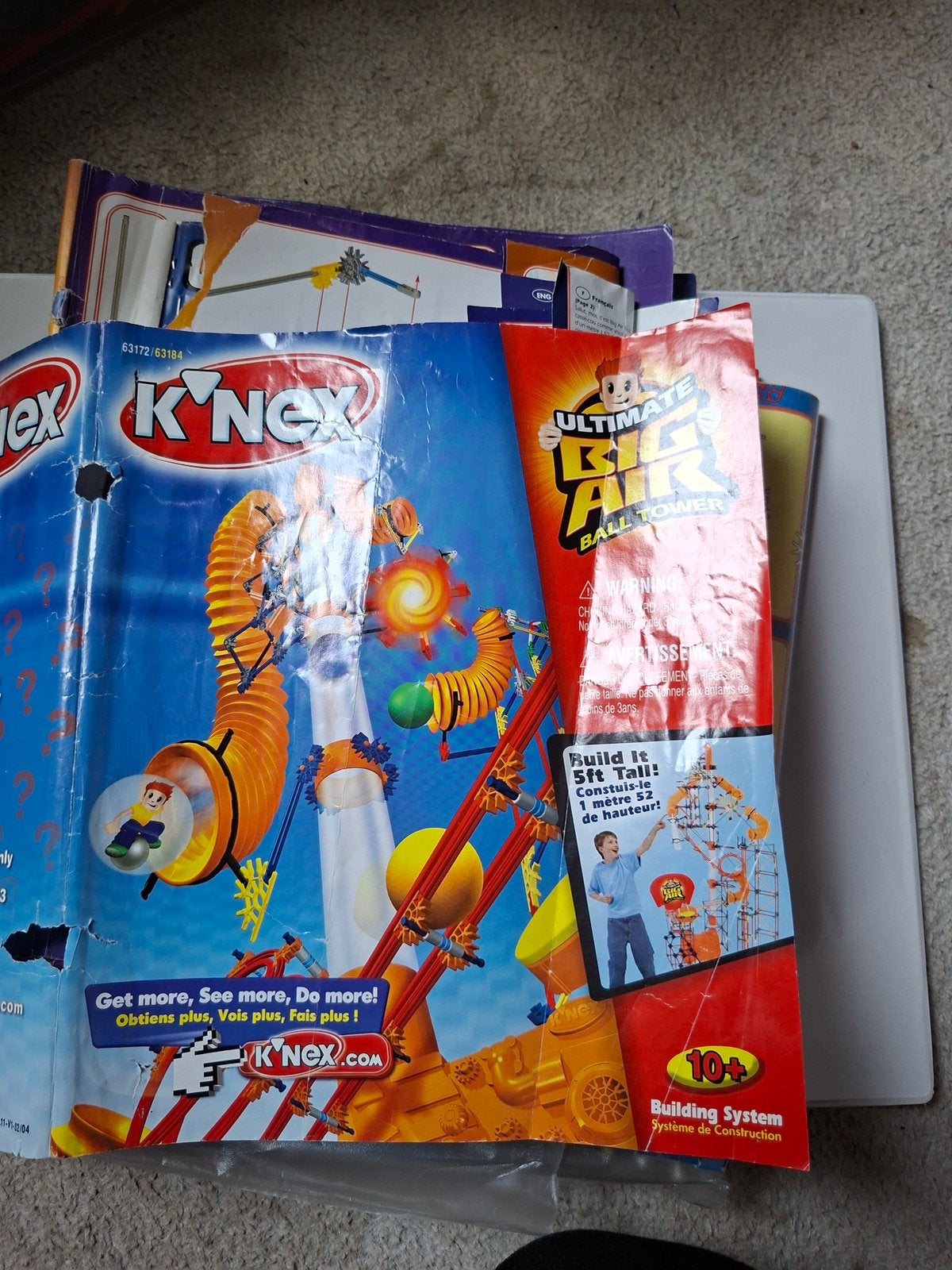 Grote partij Knex  speelgoed met motor en boekjes, Ophalen, Zo goed als nieuw, Jongen of Meisje