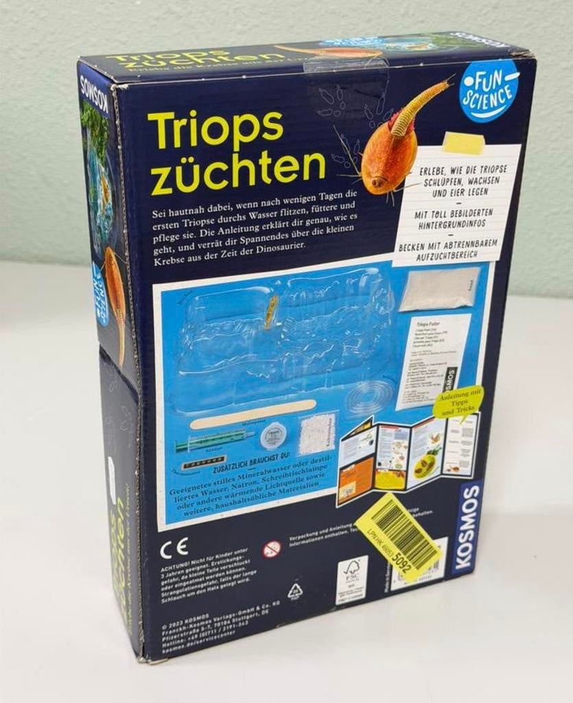 Kosmos Fun Science Triops oertijd-kreeftjes set (Nieuw) 8+, Ophalen of Verzenden, Nieuw, Overige typen