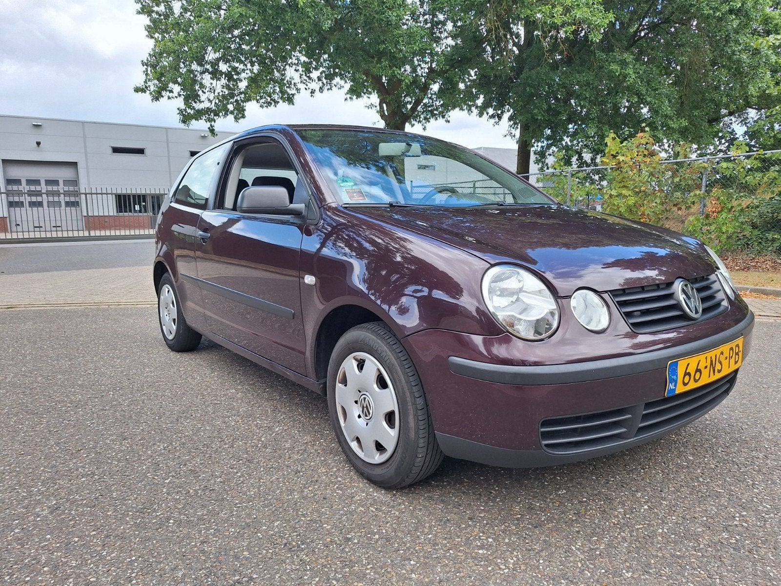 Volkswagen Polo 1.4 Comfort 2004 Airco Cruise Control, Auto's, Stof, Origineel Nederlands, Handgeschakeld, Grijs