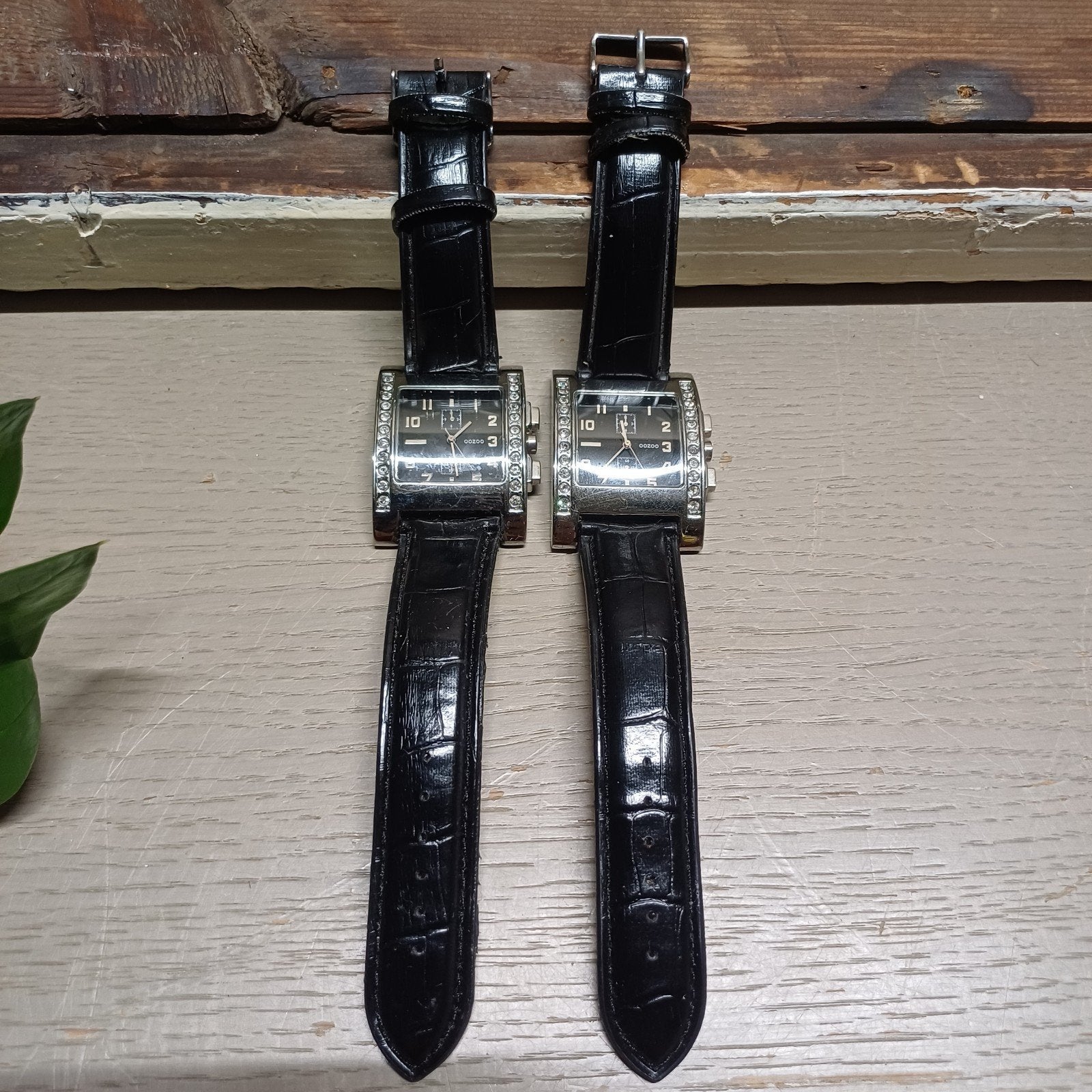 OOZOO HORLOGE   .13, Overige merken, Leer, Staal, Polshorloge