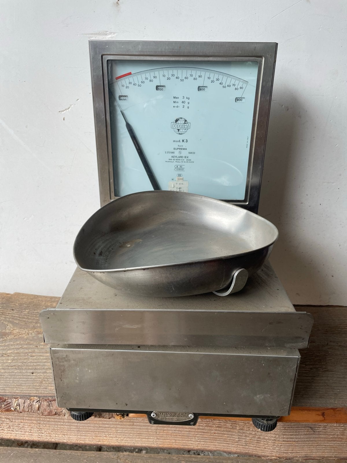 Vintage Suprem K3 Keukenweegschaal - Max 3kg, Antiek en Kunst, Ophalen