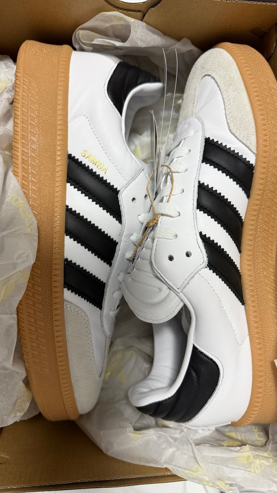 Adidas Samba XLG Sneakers - Nieuw in doos, Ophalen of Verzenden, Nieuw, Wit, Sneakers of Gympen