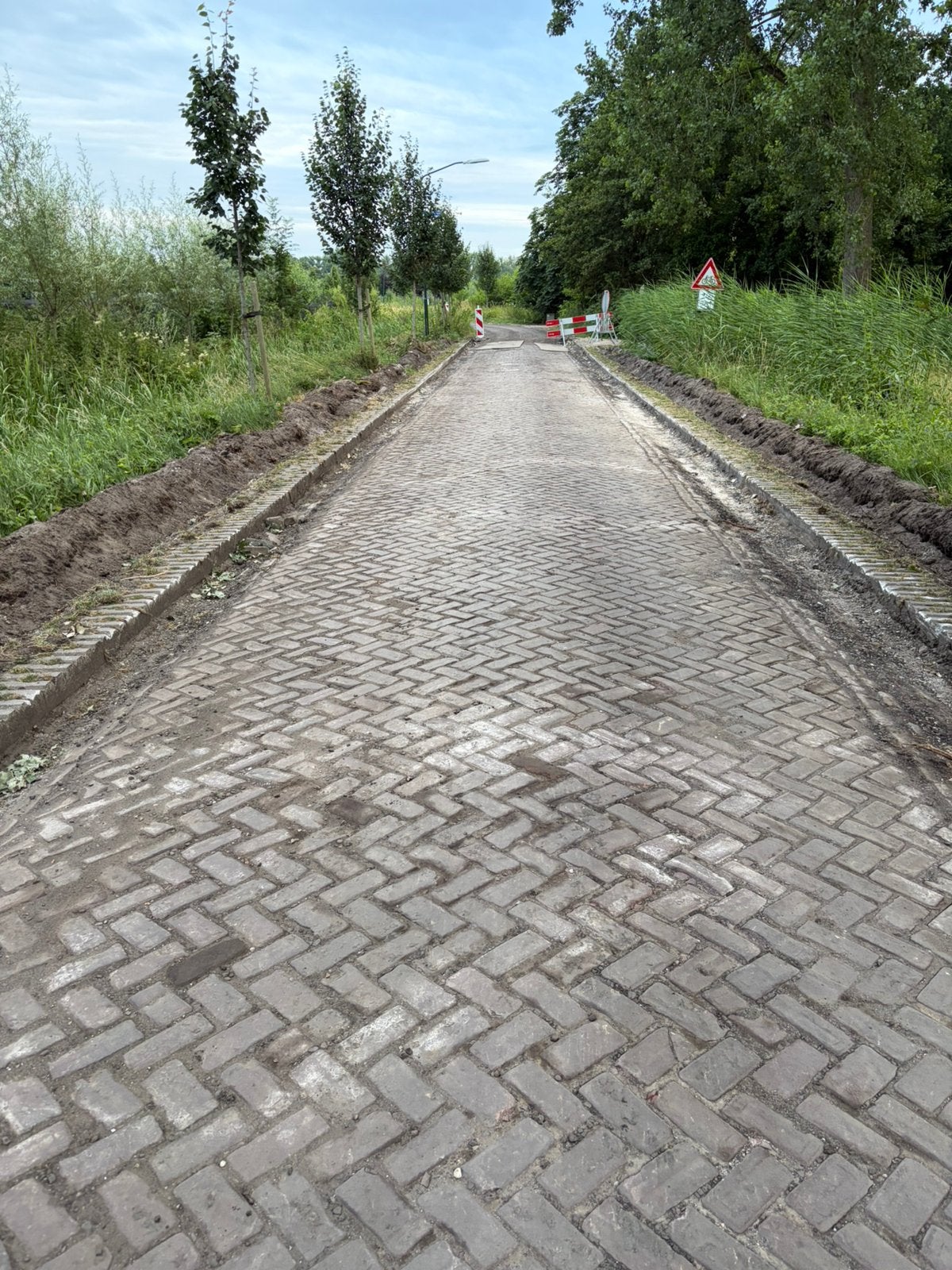 Oud gebakken Keiformaat Rood/Paars (3000m2)