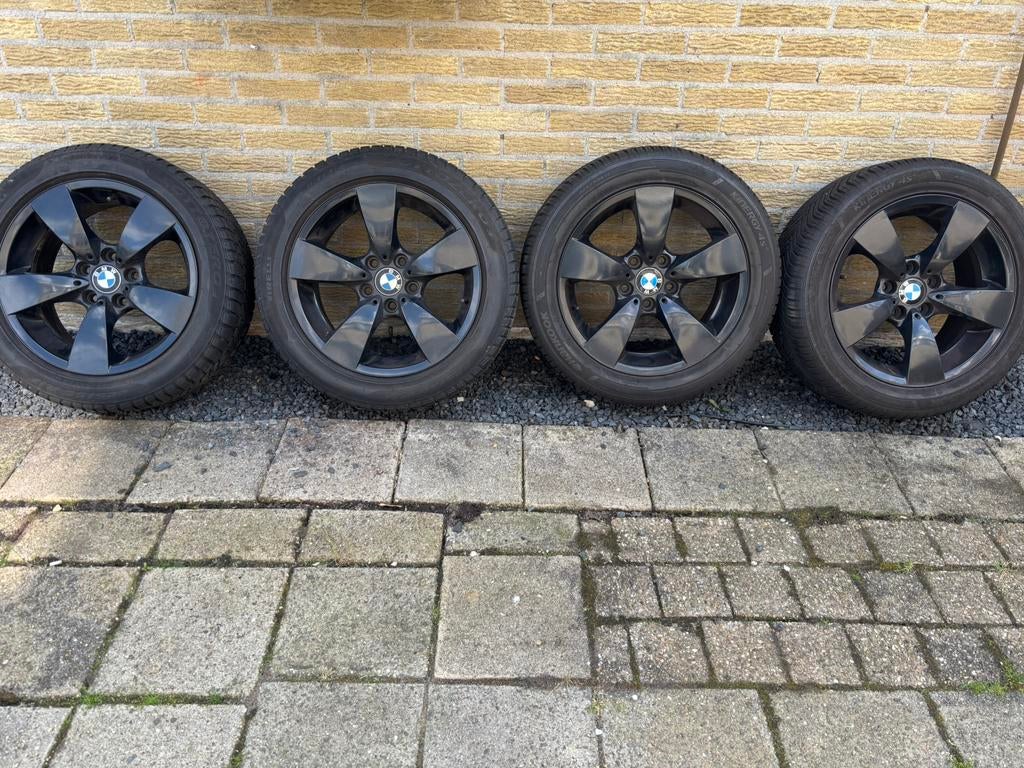 Bmw velgen +band (pirelli) 3-serie 17 inch, Ophalen, Velg(en), 17 inch, Winterbanden