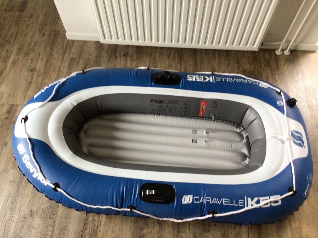 Bootje opblaasbaar, Ophalen, Zo goed als nieuw