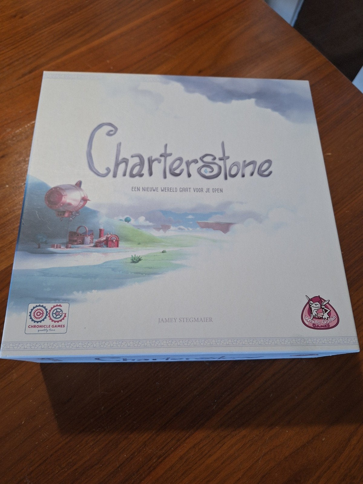 Charterstone - Zo goed als nieuw, 1x gespeeld, Hobby en Vrije tijd, Gezelschapsspellen | Bordspellen, Ophalen of Verzenden, Zo goed als nieuw
