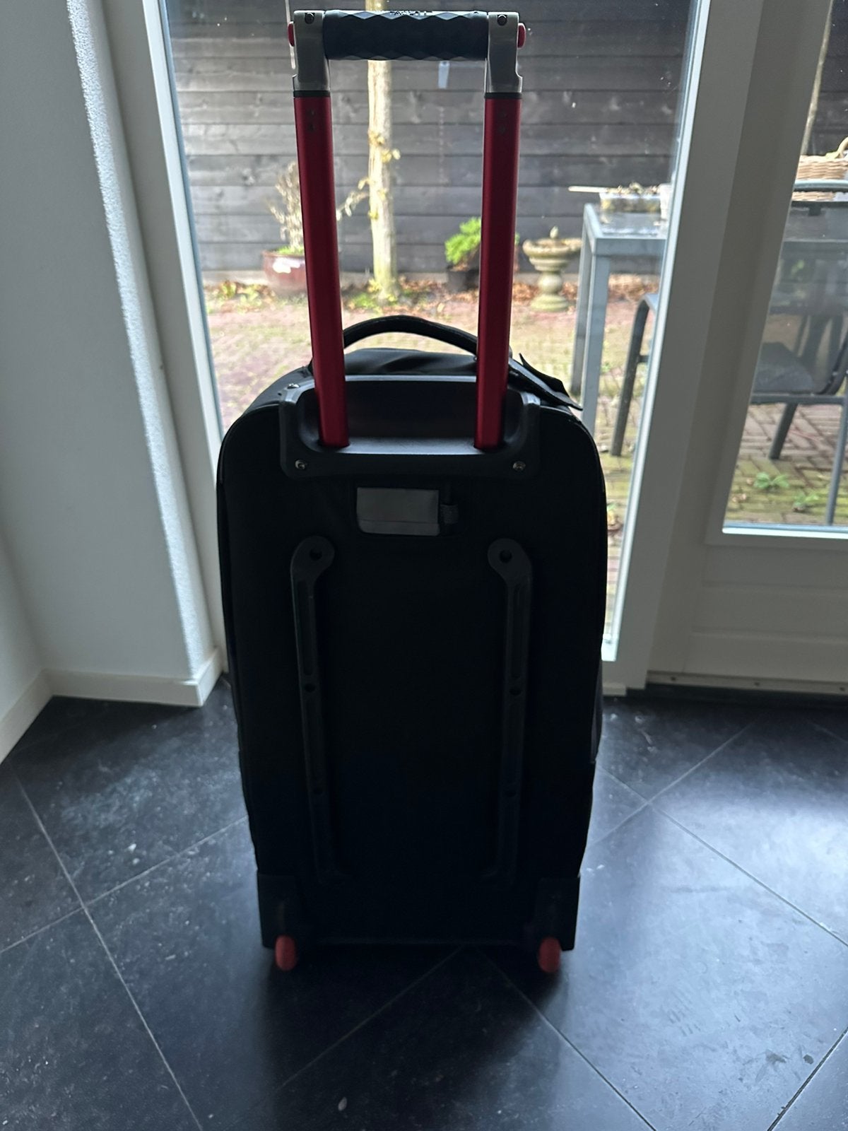 The North Face Longhaul 30" TNF Black 75L, Ophalen, Uitschuifbare handgreep, 30 cm of meer, Zwart